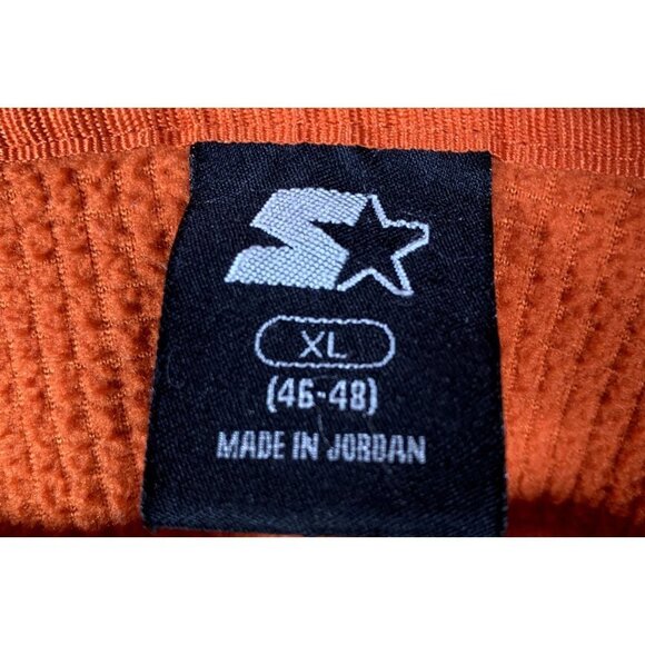 Starter Orange 1/4 Zip Fleece Size XL - Picture 3 of 5